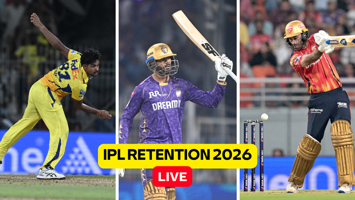 IPL Retention 2026 LIVE Updates: Will Venkatesh Iyer, Pathirana be released? Completed trades, purse remaining